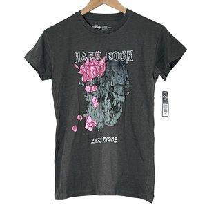 Hard Rock Cafe | NWT Skull graphic tee black short sleeve tee shirt size…